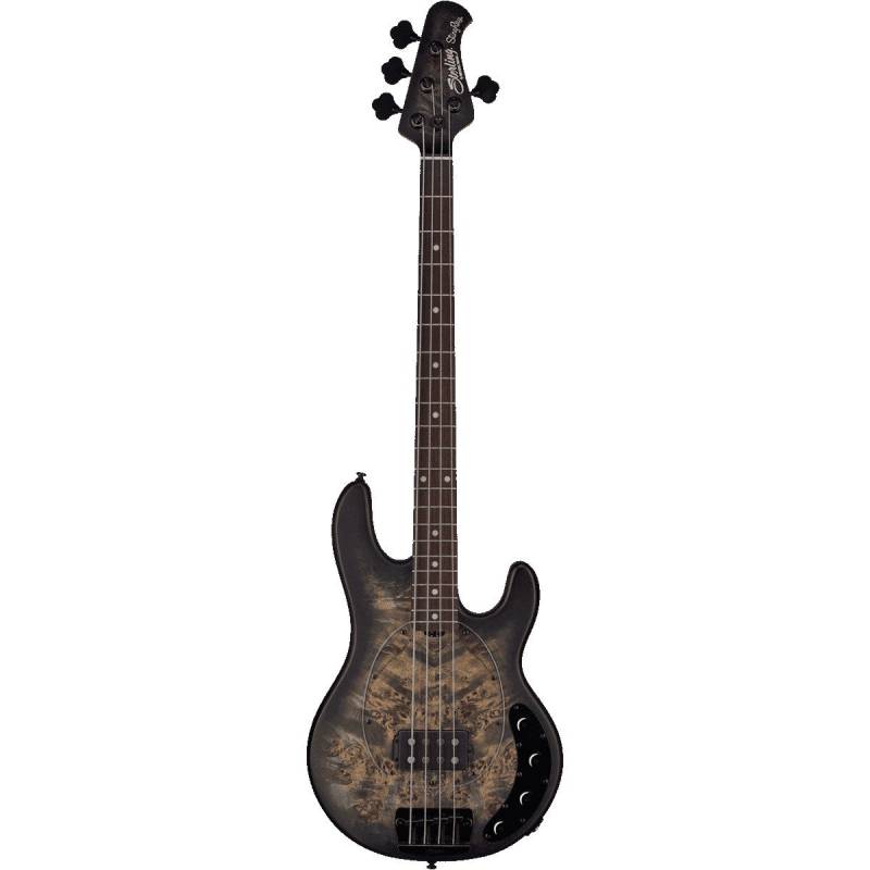 Sterling by Music Man Ray34 Poplar Burl Transparent Black Satin von Sterling by Music Man