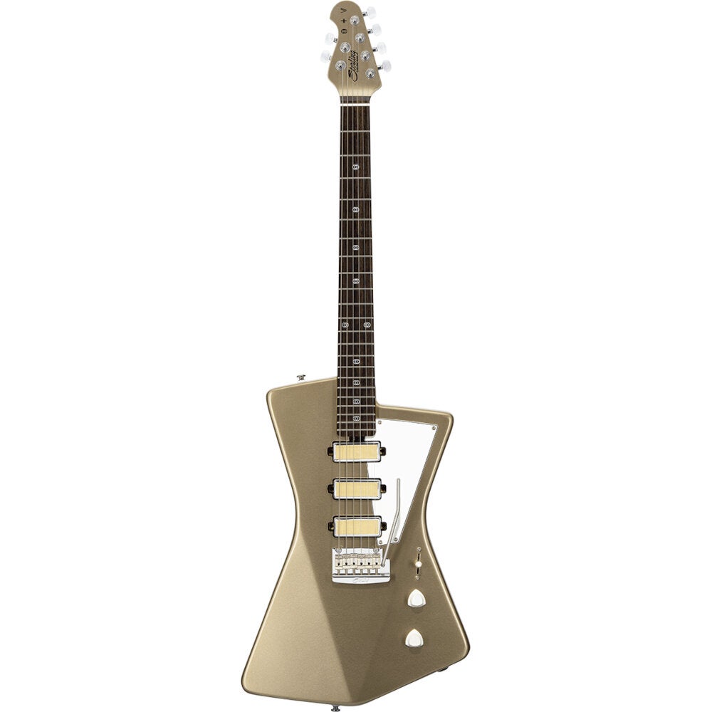 Sterling by Music Man St. Vincent Goldie Cashmere Electric Guitar with Deluxe Gig Bag Sterling by Music Man St. Vincent Goldie Cashmere Electric Guitar with Deluxe Gig Bag von Sterling by Music Man