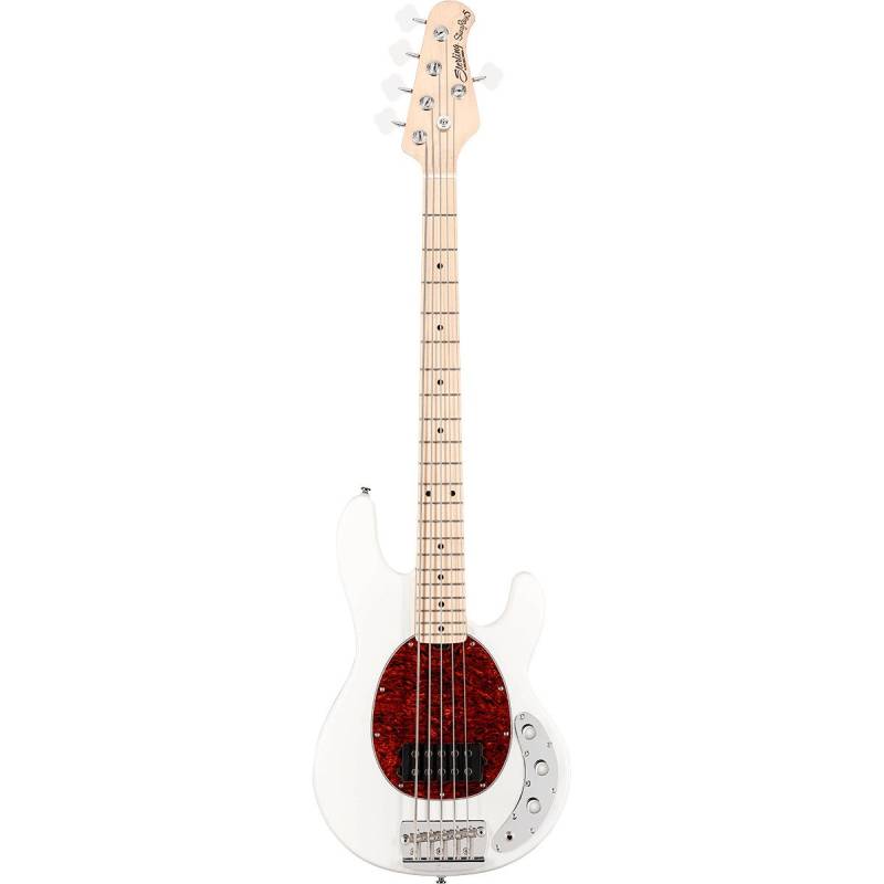 Sterling by Music Man StingRay Classic Ray25CA Olympic White 5-String Electric Bass Guitar von Sterling by Music Man