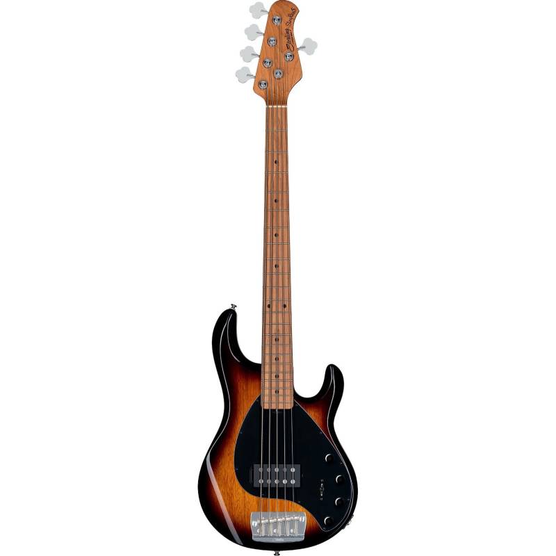 Sterling by Music Man StingRay Ray35 Vintage Sunburst 5-String Electric Bass with Gig Bag von Sterling by Music Man
