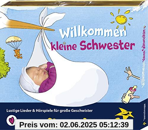 Willkommen kleine Schwester - Das ideale Geschenk für werdende und frisch gebackene große Geschwister Willkommen kleine Schwester - Das ideale Geschenk für werdende und frisch gebackene große Geschwister von Sternschnuppe