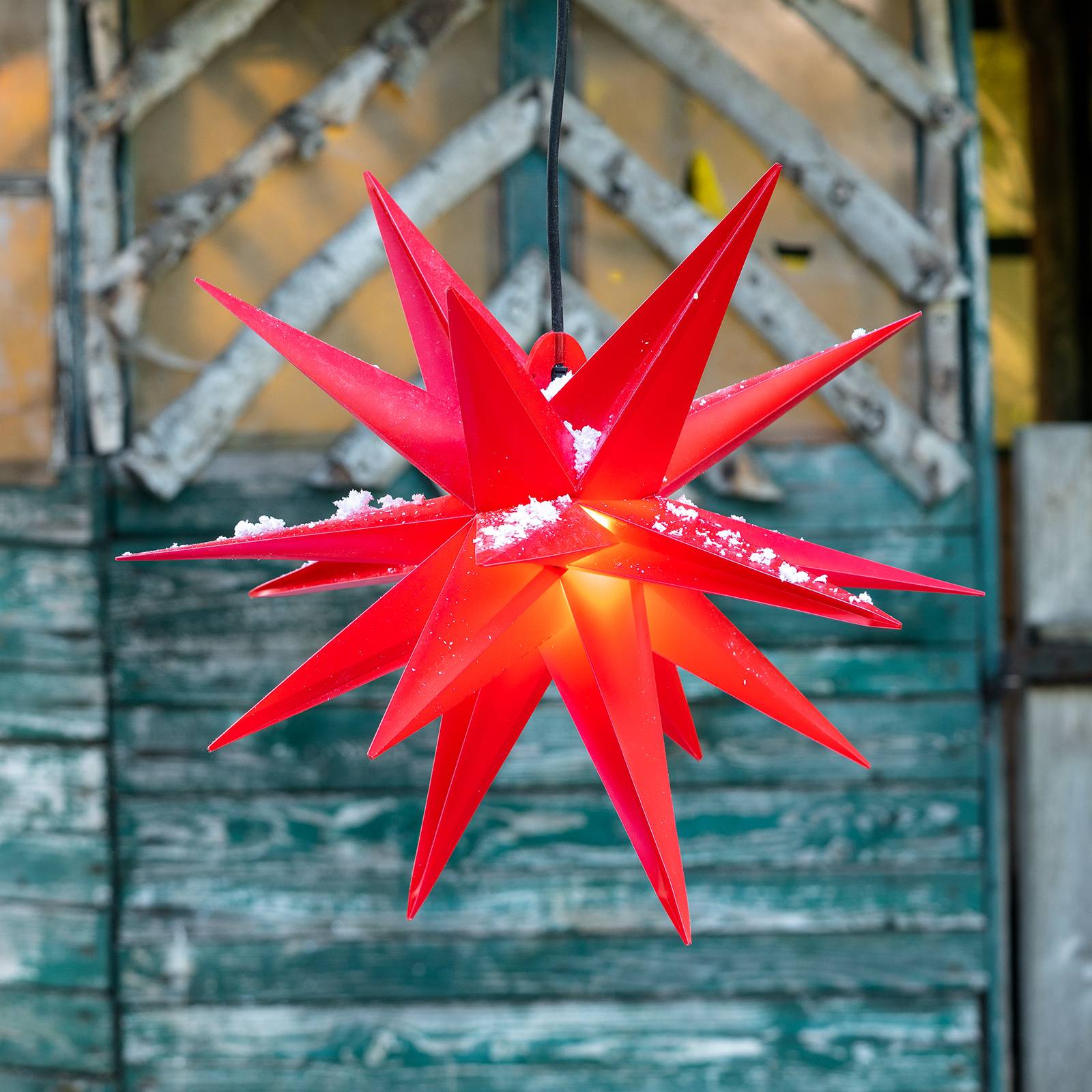 Deko-Stern für außen, 18-Zacker, Ø 40 cm rot Deko-Stern für außen, 18-Zacker, Ø 40 cm rot von Sterntaler