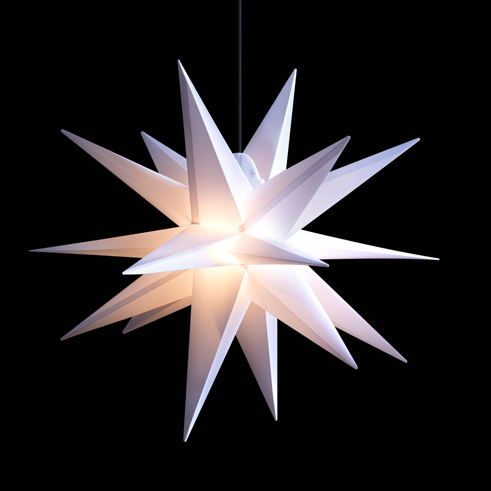 LED-Stern für außen, 18-Zacker, weiß, Ø 55 cm von Sterntaler