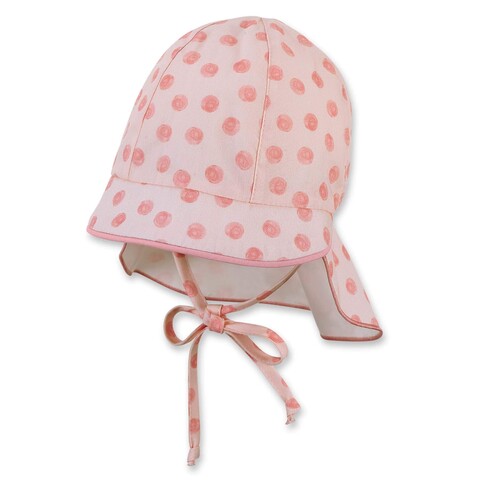 Sterntaler Schirmmütze  mit Nackenschutz rosa Größe: 49 von Sterntaler
