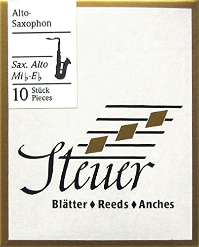 Steuer Blatt Alt Saxophon Traditionell 10er Packung Gr.3 von Steuer