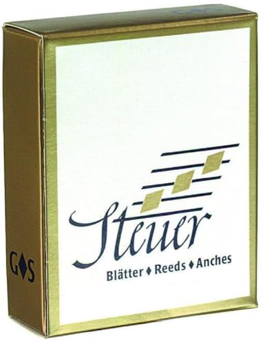 Steuer Blatt BB-Klarinette Solo White Line 2 deutscher Schnitt 10er-Packung von Steuer