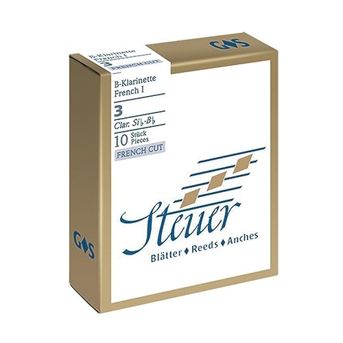 Steuer Blatt BB-Klarinette Solo White Line 2.5 französischer Schnitt 10er-Packung von Steuer