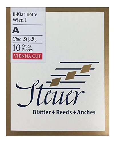 Steuer Blatt BB-Klarinette Solo White Line A Wiener Schnitt 10er-Packung von Steuer