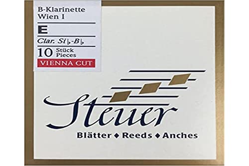 Steuer Blatt BB-Klarinette Solo White Line E Wiener Schnitt 10er-Packung von Steuer