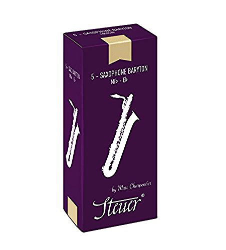 Steuer Blatt Bariton Saxophon Traditionell 5er Packung Gr. 3 Steuer Blatt Bariton Saxophon Traditionell 5er Packung Gr. 3 von Steuer