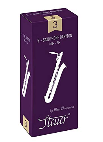 Steuer Blatt Bariton Saxophon Traditionell 5er Packung Gr. 4 von Steuer