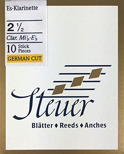 Steuer Blatt EB-Klarinette Solo White Line 2 1/2 10er-Packung von Steuer
