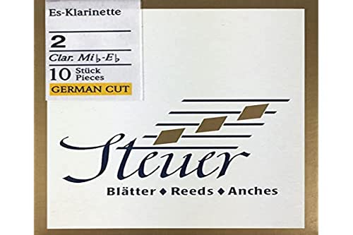 Steuer Blatt EB-Klarinette Solo White Line 2 10er-Packung von Steuer