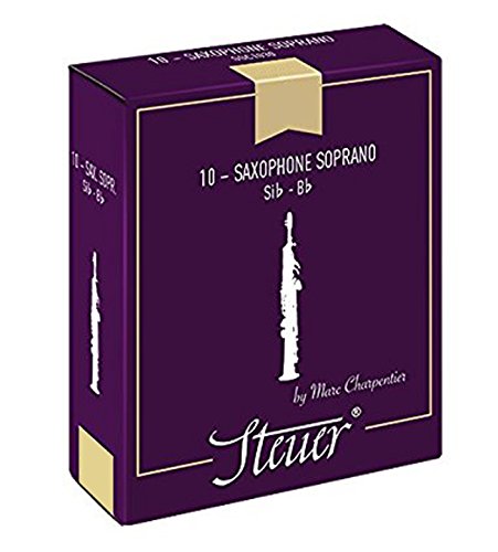 Steuer Blatt Sopran Saxophon Traditionell 10er Packung Gr. 3 1/2 von Steuer