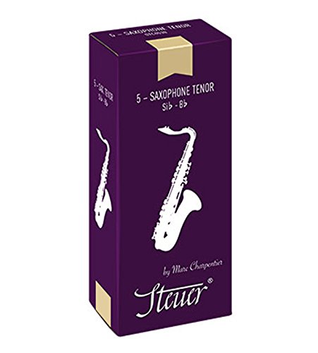 Steuer Blatt Tenor Saxophon Traditionell 5er Packung Gr. 3 von Steuer
