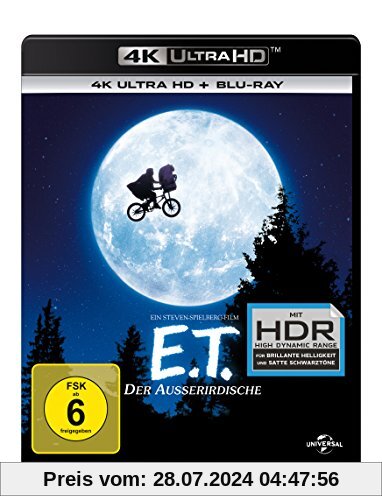 E.T. - Der Außerirdische  (4K Ultra HD) (+ Blu-ray 2D) von Steven Spielberg