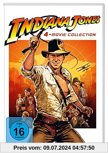 Indiana Jones - 4-Movie Collection [4 DVDs] von Steven Spielberg