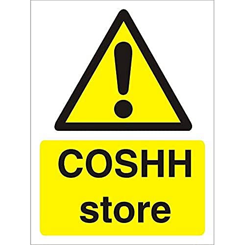 Seco Coshh Store Schild, 200 mm x 300 mm, 1 mm, halbstarrer Kunststoff von Stewart Superior
