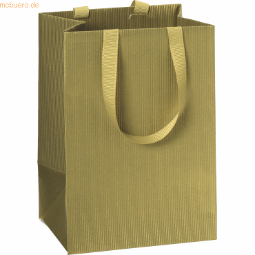 10 x Stewo Geschenktasche 10x8x14cm One Colour gold 10 x Stewo Geschenktasche 10x8x14cm One Colour gold von Stewo
