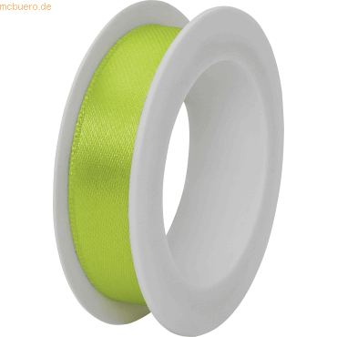 12 x Stewo Geschenkband Satin Spule 15mmx3m grün hell 12 x Stewo Geschenkband Satin Spule 15mmx3m grün hell von Stewo