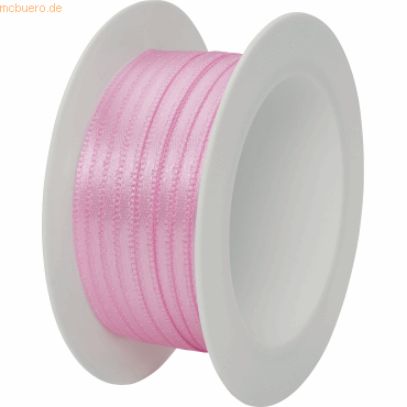 12 x Stewo Geschenkband Satin Spule 3mmx5m rosa hell 12 x Stewo Geschenkband Satin Spule 3mmx5m rosa hell von Stewo