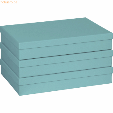 3 x Stewo Geschenkbox 23,5x33x6cm A4 One Colour türkis 3 x Stewo Geschenkbox 23,5x33x6cm A4 One Colour türkis von Stewo