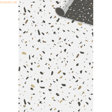 6 x Stewo Geschenkpapierrolle 0,7x1,5m Terrazzo gold 6 x Stewo Geschenkpapierrolle 0,7x1,5m Terrazzo gold von Stewo