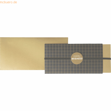 8 x Stewo Gutscheinverpackung 11x23cm Ludos schwarz 8 x Stewo Gutscheinverpackung 11x23cm Ludos schwarz von Stewo