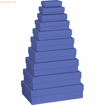 Stewo Geschenkbox One Colour VE=10 Stück Größen sortiert blau dunkel Stewo Geschenkbox One Colour VE=10 Stück Größen sortiert blau dunkel von Stewo