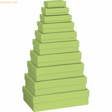 Stewo Geschenkbox One Colour VE=10 Stück Größen sortiert grün hell Stewo Geschenkbox One Colour VE=10 Stück Größen sortiert grün hell von Stewo
