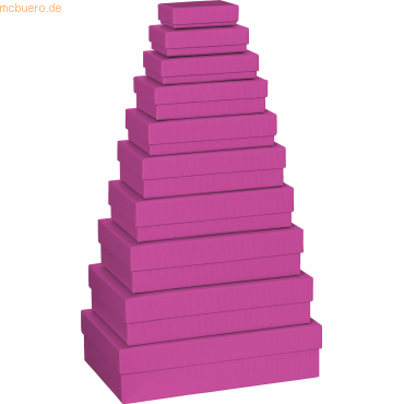 Stewo Geschenkbox One Colour VE=10 Stück Größen sortiert pink Stewo Geschenkbox One Colour VE=10 Stück Größen sortiert pink von Stewo