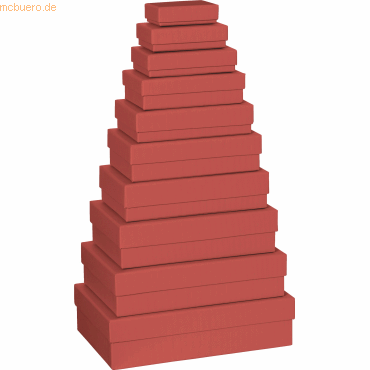 Stewo Geschenkbox One Colour VE=10 Stück Größen sortiert rot Stewo Geschenkbox One Colour VE=10 Stück Größen sortiert rot von Stewo