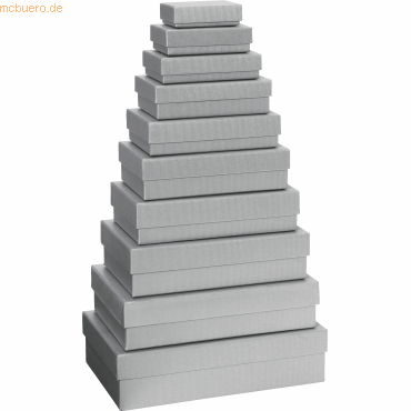 Stewo Geschenkbox One Colour VE=10 Stück Größen sortiert silber Stewo Geschenkbox One Colour VE=10 Stück Größen sortiert silber von Stewo