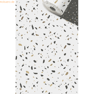 Stewo Geschenkpapierrolle 0,5x250m Terrazzo gold Stewo Geschenkpapierrolle 0,5x250m Terrazzo gold von Stewo