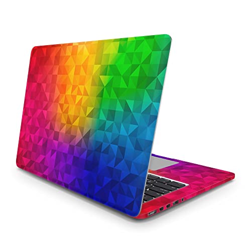 Sticker Master Multicolored Mosaic Vinyl-Aufkleber Skin Cover 13 14 15 Zoll Notebook-Aufkleber für MacBook Asus Acer Hp Lenovo Huawei Dell Vs Toshiba 10 inch (25x19 cm) von Sticker Master