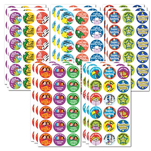 Aufkleber Lösungen Englisch und Mathematik Belohnung Aufkleber (270 Stück) von Sticker Solutions