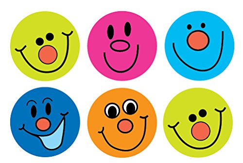 SuperStickers Aufkleber Lösungen Smiley, 180 Stück, Matt, Mehrfarbig, Verschieden, Wiederverwendbar, Ideal für Lehrer und Eltern, und Kinder lieben sie von SuperStickers