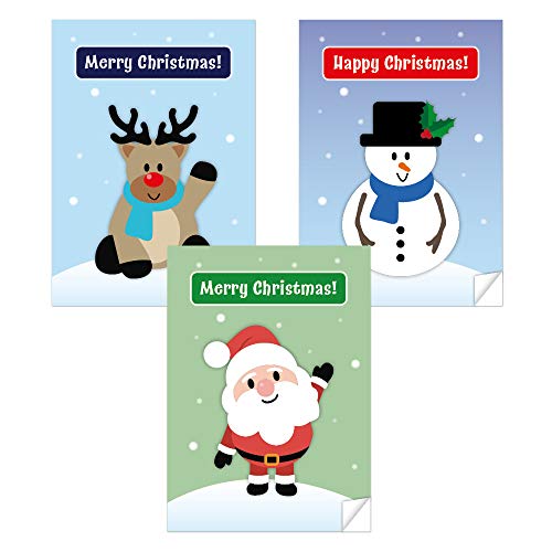 Aufkleber Lösungen Weihnachten Notizblock Vielzahl Set (36 Stück) von Sticker Solutions