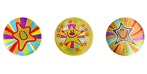 Stern-Aufkleber aus metallischer Folie Stern-Aufkleber aus metallischer Folie von SuperStickers