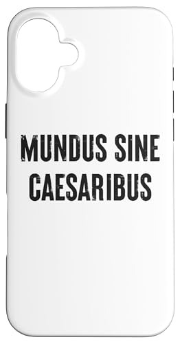 Caesar-Free World | Geschichte, lateinischer Satz - Fett Hülle für iPhone 16 Plus von StickerPolitics