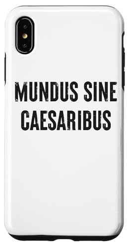 Caesar-Free World | Geschichte, lateinischer Satz - Fett Hülle für iPhone XS Max von StickerPolitics