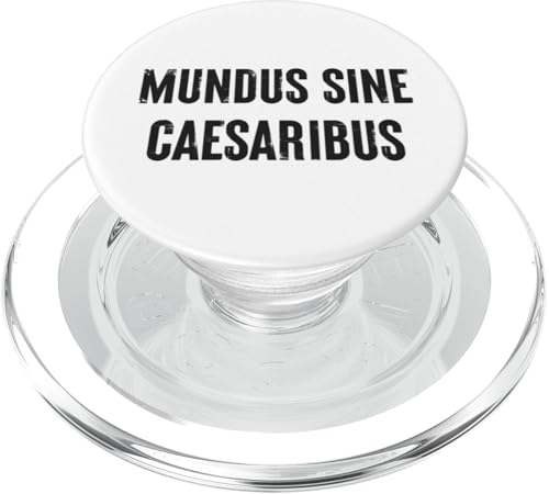 Caesar-Free World | Geschichte, lateinischer Satz - Fett PopSockets PopGrip für MagSafe von StickerPolitics