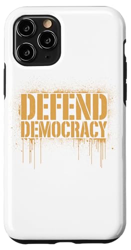 Defend Democracy | Politisches Statement, Protest Hülle für iPhone 11 Pro von StickerPolitics