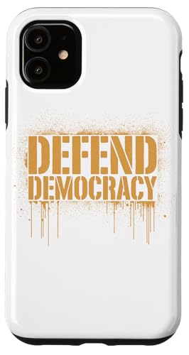 Defend Democracy | Politisches Statement, Protest Hülle für iPhone 11 Defend Democracy | Politisches Statement, Protest Hülle für iPhone 11 von StickerPolitics