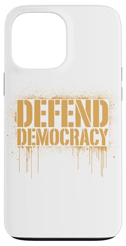 Defend Democracy | Politisches Statement, Protest Hülle für iPhone 13 Pro Max Defend Democracy | Politisches Statement, Protest Hülle für iPhone 13 Pro Max von StickerPolitics