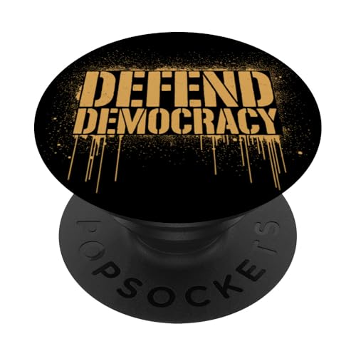 Defend Democracy | Politisches Statement, Protest PopSockets Klebender PopGrip Defend Democracy | Politisches Statement, Protest PopSockets Klebender PopGrip von StickerPolitics