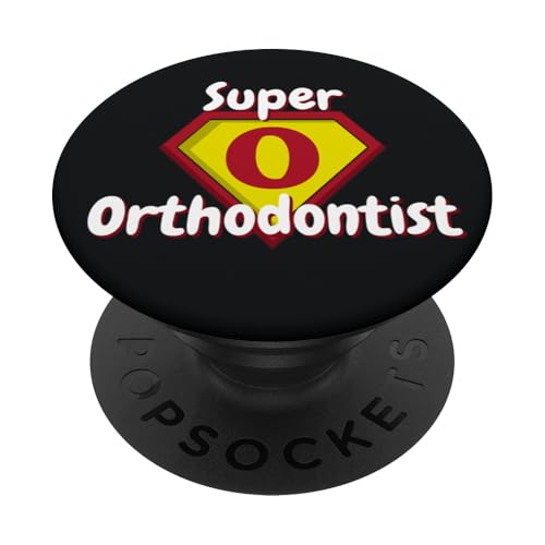 Super Kieferorthopäde | Hero Ortho PopSockets Klebender PopGrip von StickerPolitics