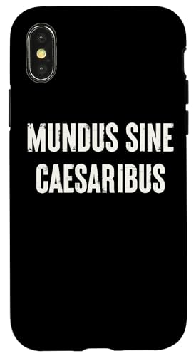 Welt ohne Caesars - Latein, Politisch - Geschichte Hülle für iPhone X/XS Welt ohne Caesars - Latein, Politisch - Geschichte Hülle für iPhone X/XS von StickerPolitics