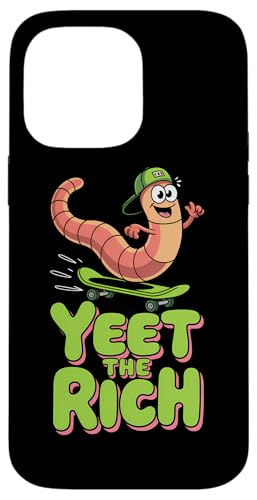 Yeet The Rich Worm | Skateboard, Lustig - Politisch Hülle für iPhone 14 Pro Max Yeet The Rich Worm | Skateboard, Lustig - Politisch Hülle für iPhone 14 Pro Max von StickerPolitics