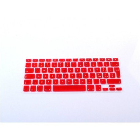 StickersLab - Silikon-Schutzfolie für Tastatur Notebook Apple MacBook Air/PRO mit Buchstaben ITA (Hintergrundfarbe - Rot) von StickersLab